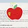 Craftedvan Stationery Apple Magnetic Bookmark