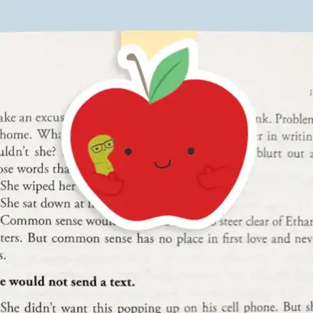 Craftedvan Stationery Apple Magnetic Bookmark
