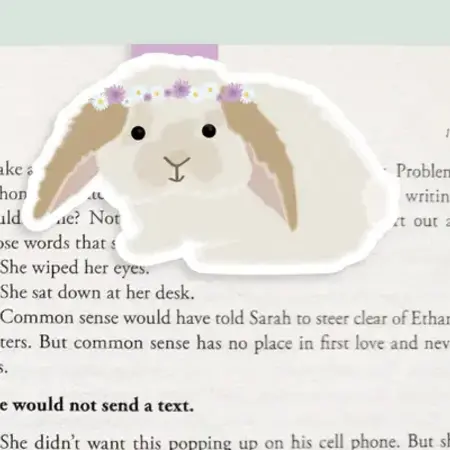 Craftedvan Stationery Crafted Van Magnetic Bookmark, Bunny
