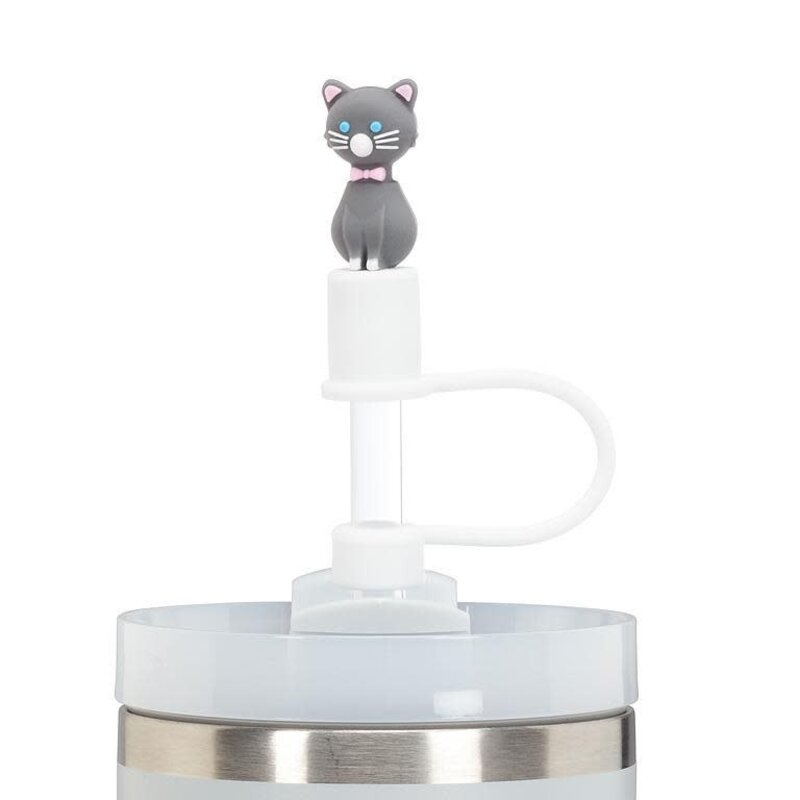 Abbott Jumbo Straws with Cat Caps