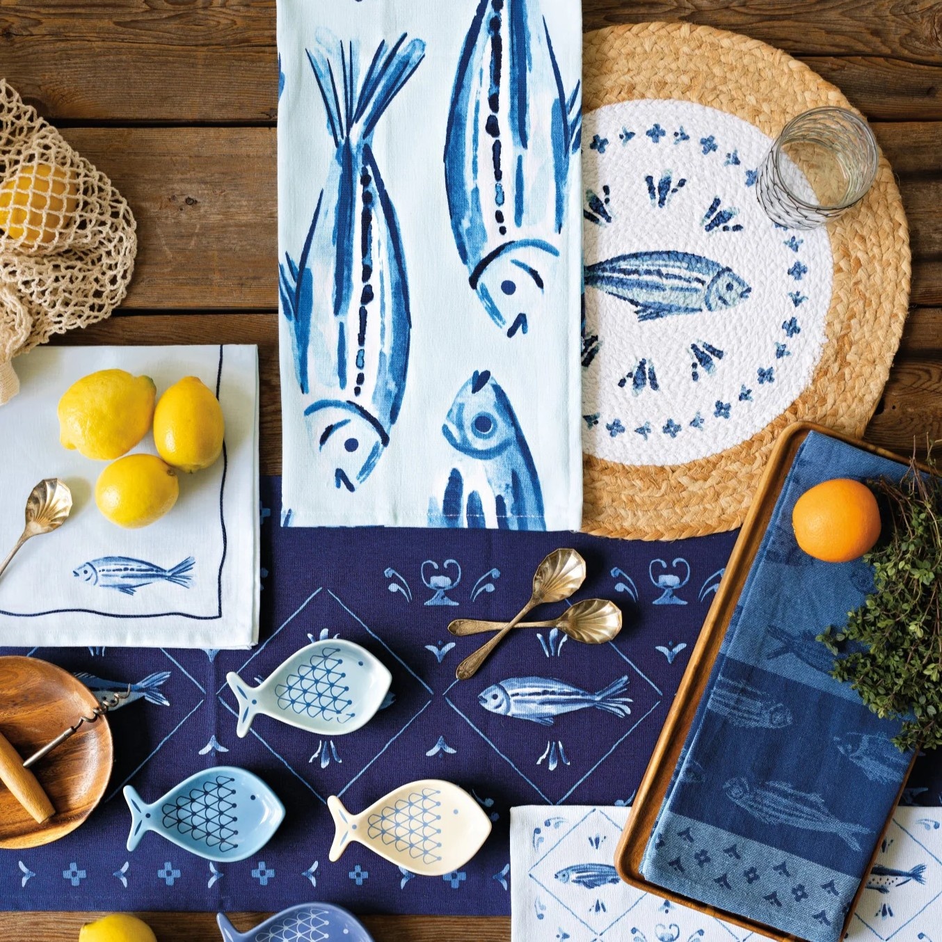 Danica Aveiro Round Braided Placemat