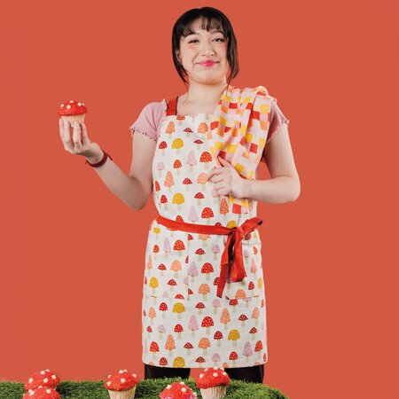 Danica Toadstool Apron & Dishtowel