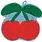 Danica Jubilee Very Cherry Crochet Trivet