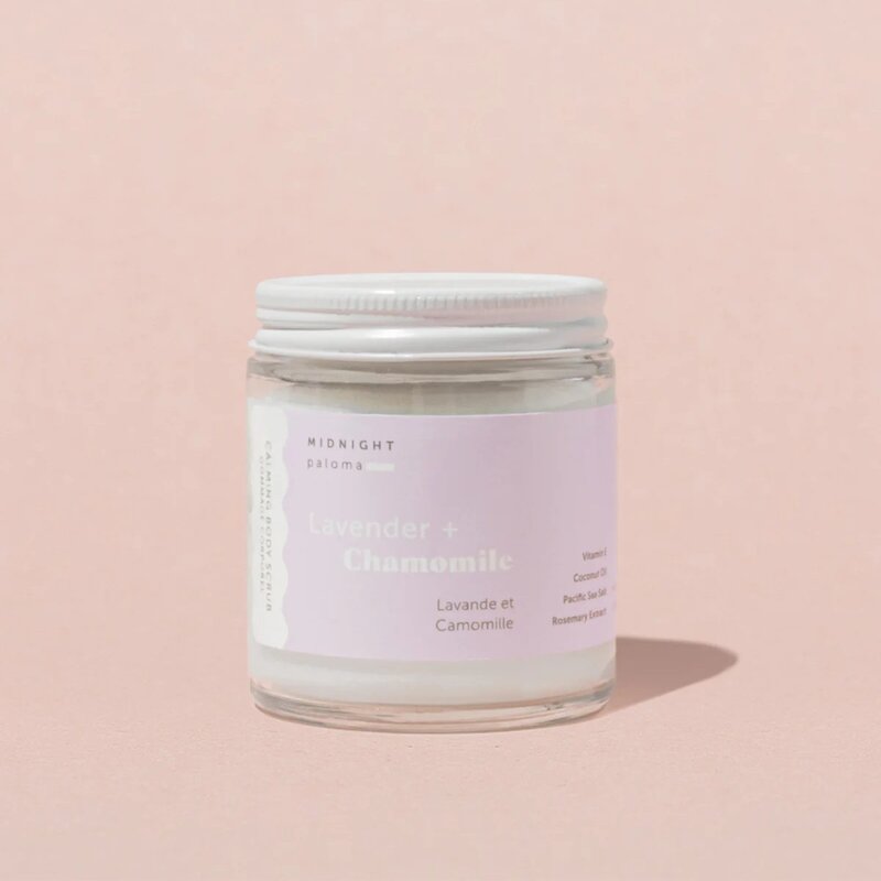 Midnight Paloma Botanicals Lavender + Chamomile Body Scrub 4oz