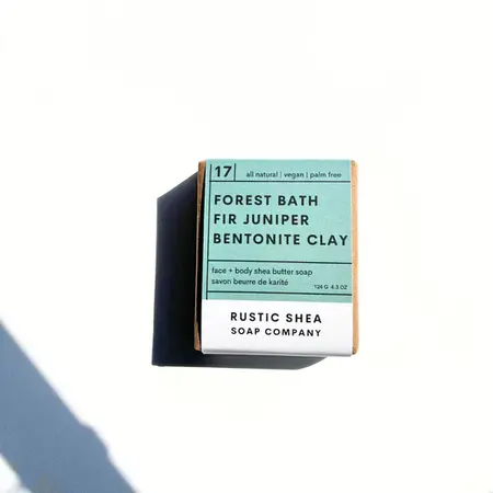 Rustic Shea Soap Company Forest Bath Fir Juniper Shea Butter Soap Bar
