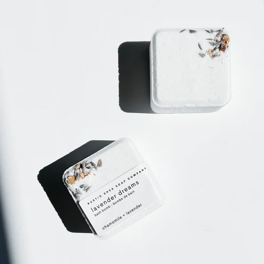 Rustic Shea Soap Company Lavender Dreams Bath Bomb