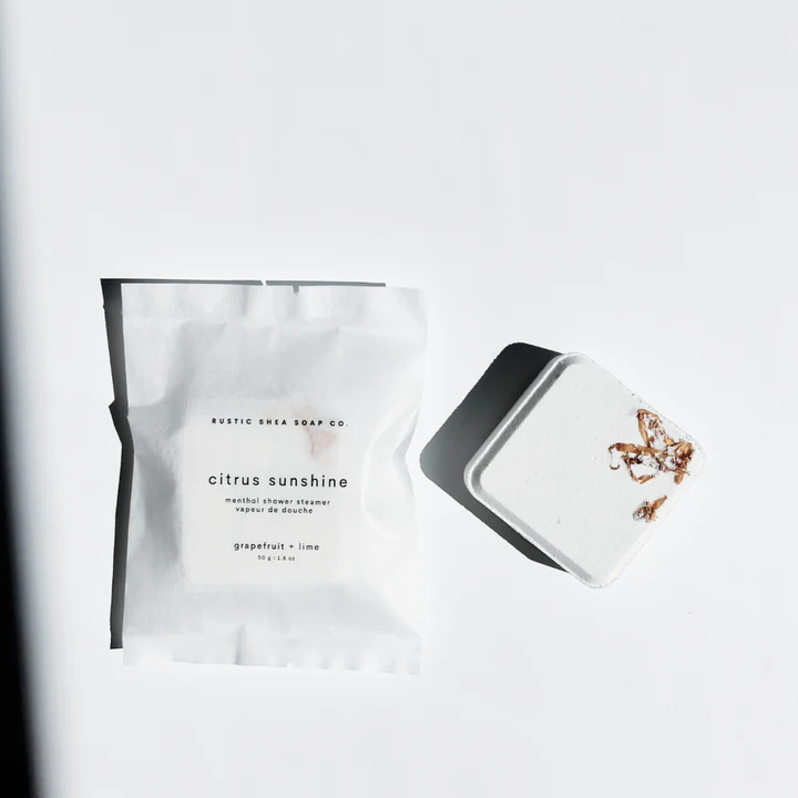 Rustic Shea Soap Company Citrus Sunshine Shower Steamer