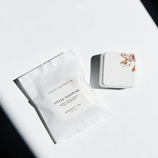 Rustic Shea Soap Company Citrus Sunshine Shower Steamer