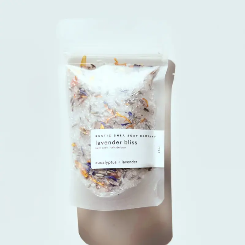 Rustic Shea Soap Company Lavender Bliss Bath Soak 2.5oz