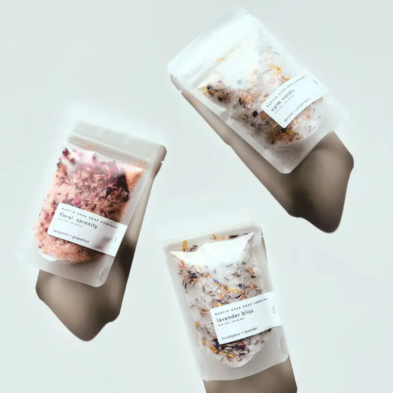 Rustic Shea Soap Company Calm Nordic Bath Soak 2.5oz