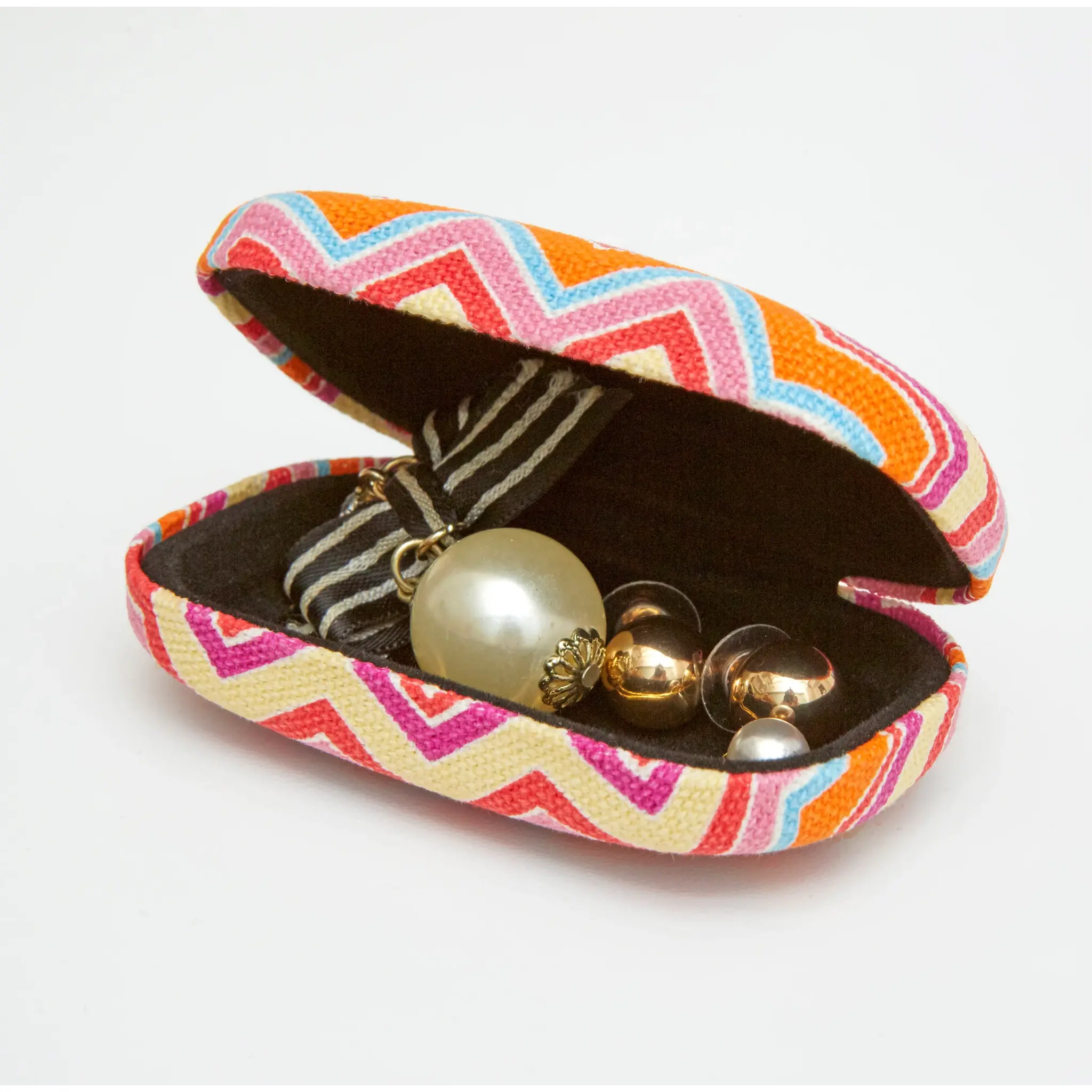 Kikkerland Striped Travel Case