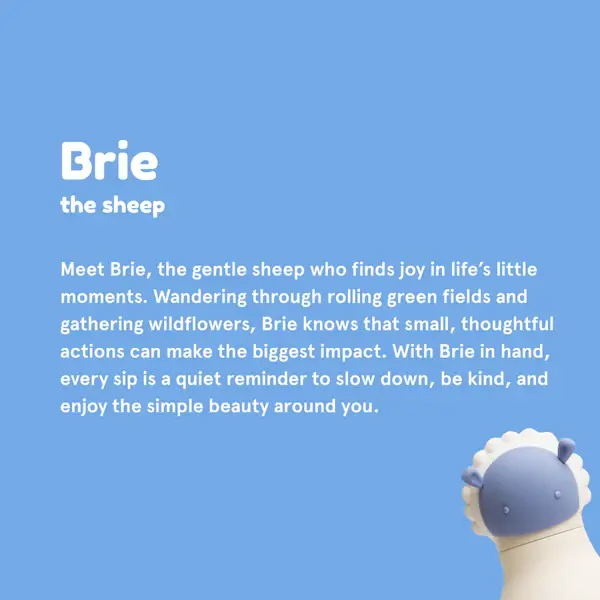 Bestie Animal Bottle, Brie Sheep