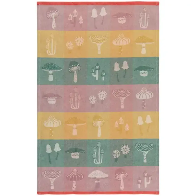 Danica Tea Towel Jacquard Mushroom Gems