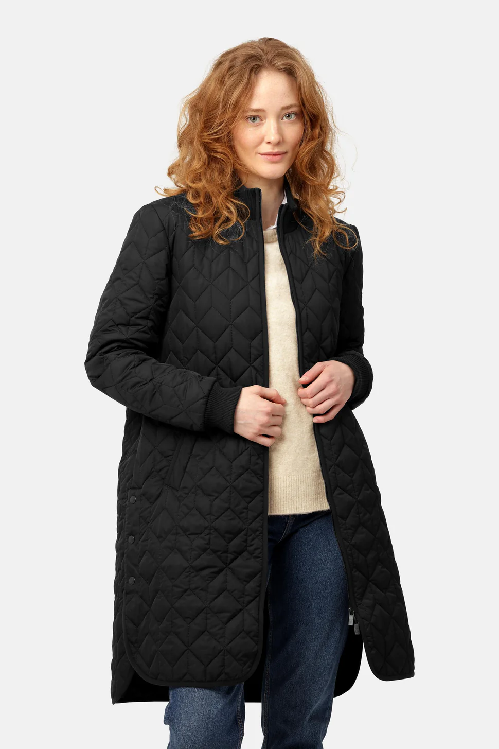 Ilse Jacobsen Long Quilted Coat