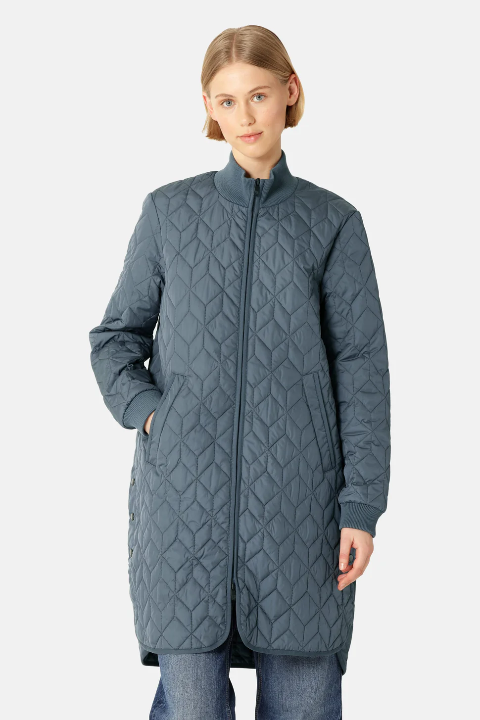 Ilse Jacobsen Long Quilted Coat