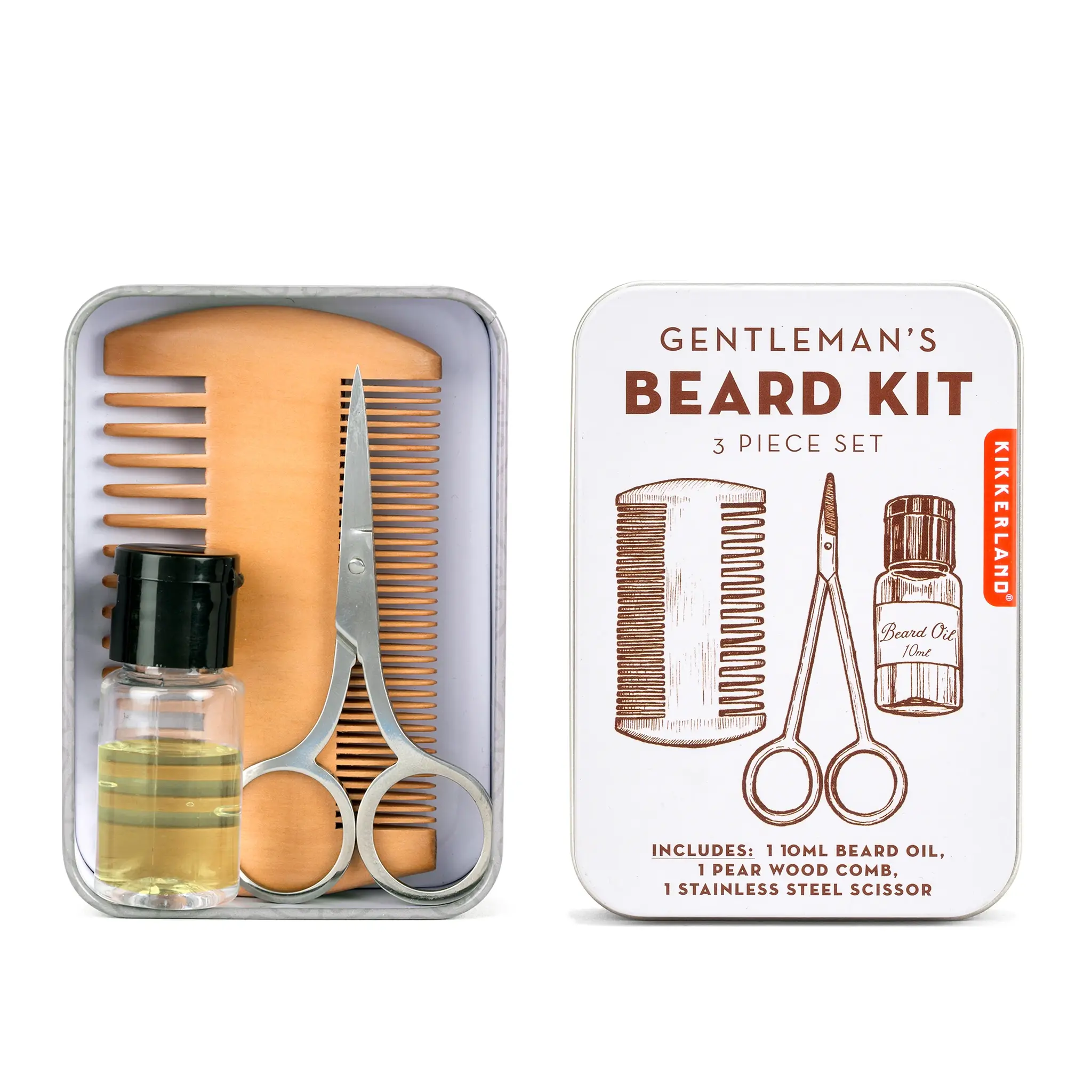 Kikkerland Gentleman's Beard Tin
