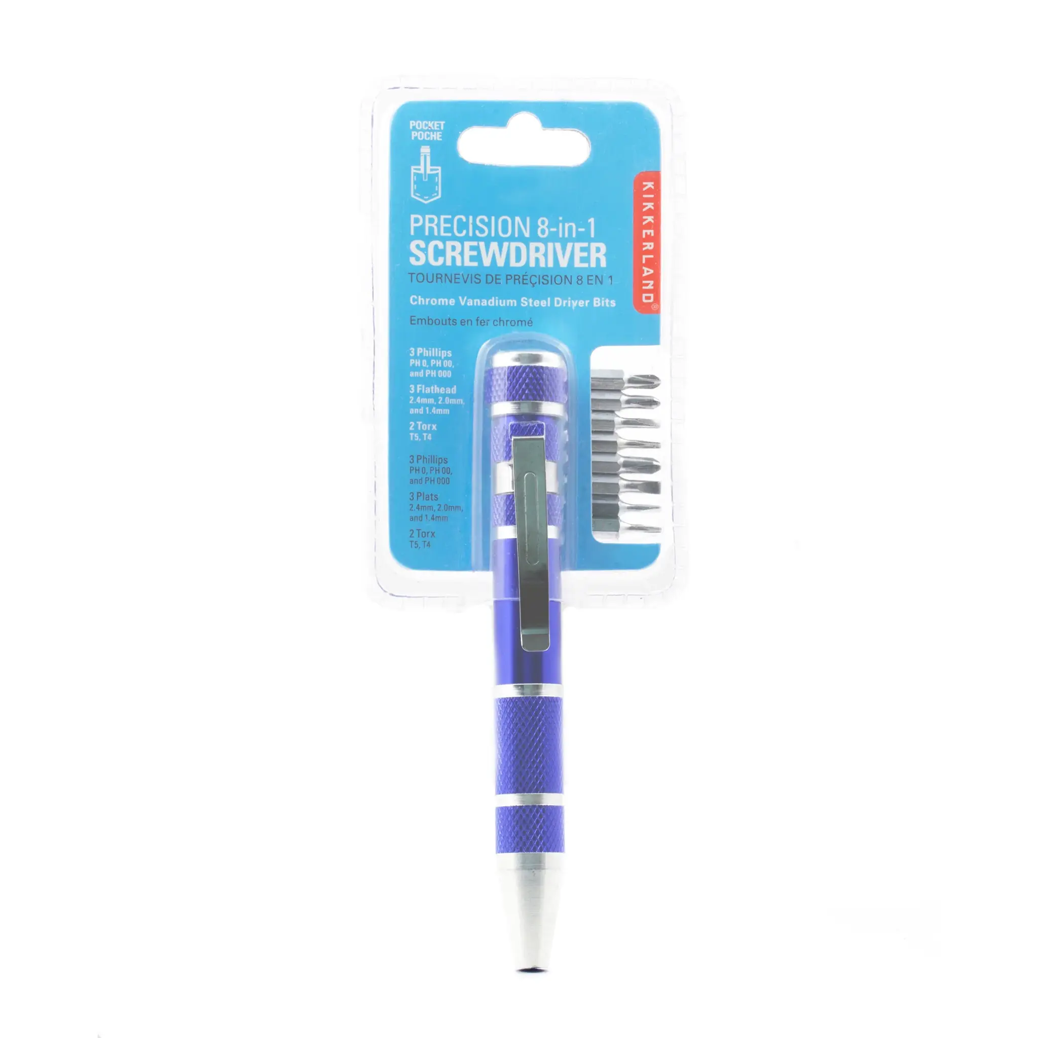 Kikkerland Precision 8 in 1 Screwdriver