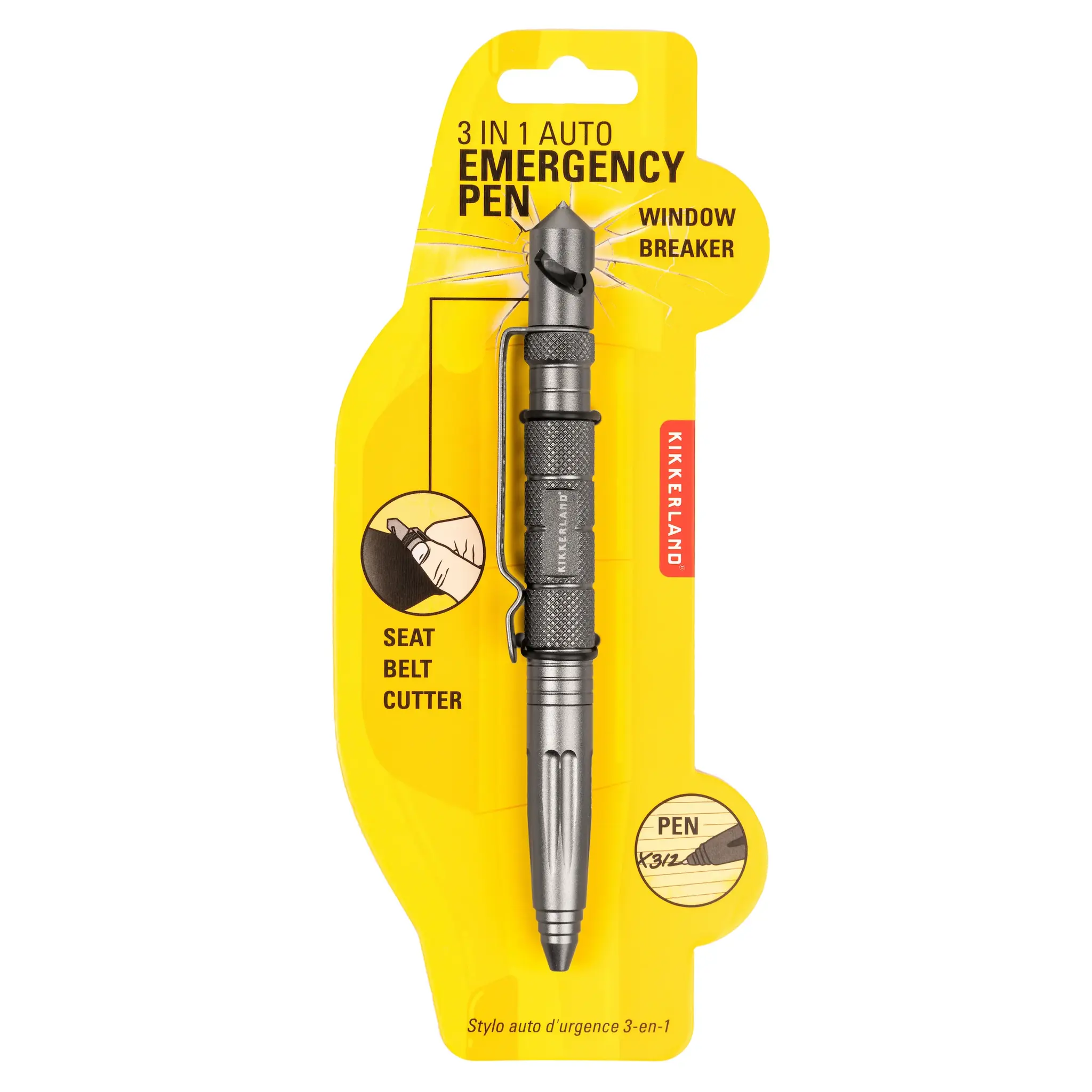 Kikkerland 3 in 1 Auto Emergency Pen