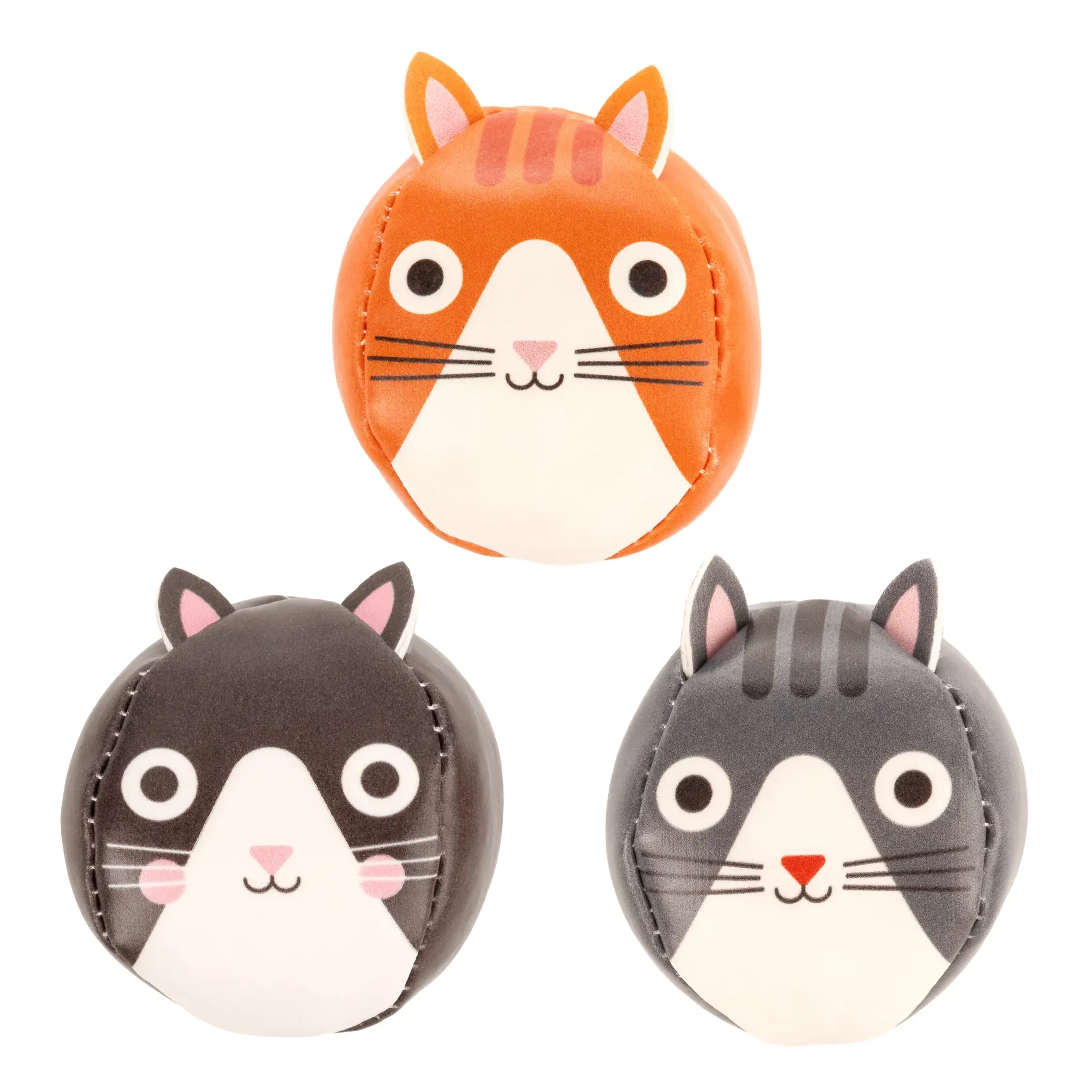 Kikkerland Kidoki Three Cats Juggling Balls