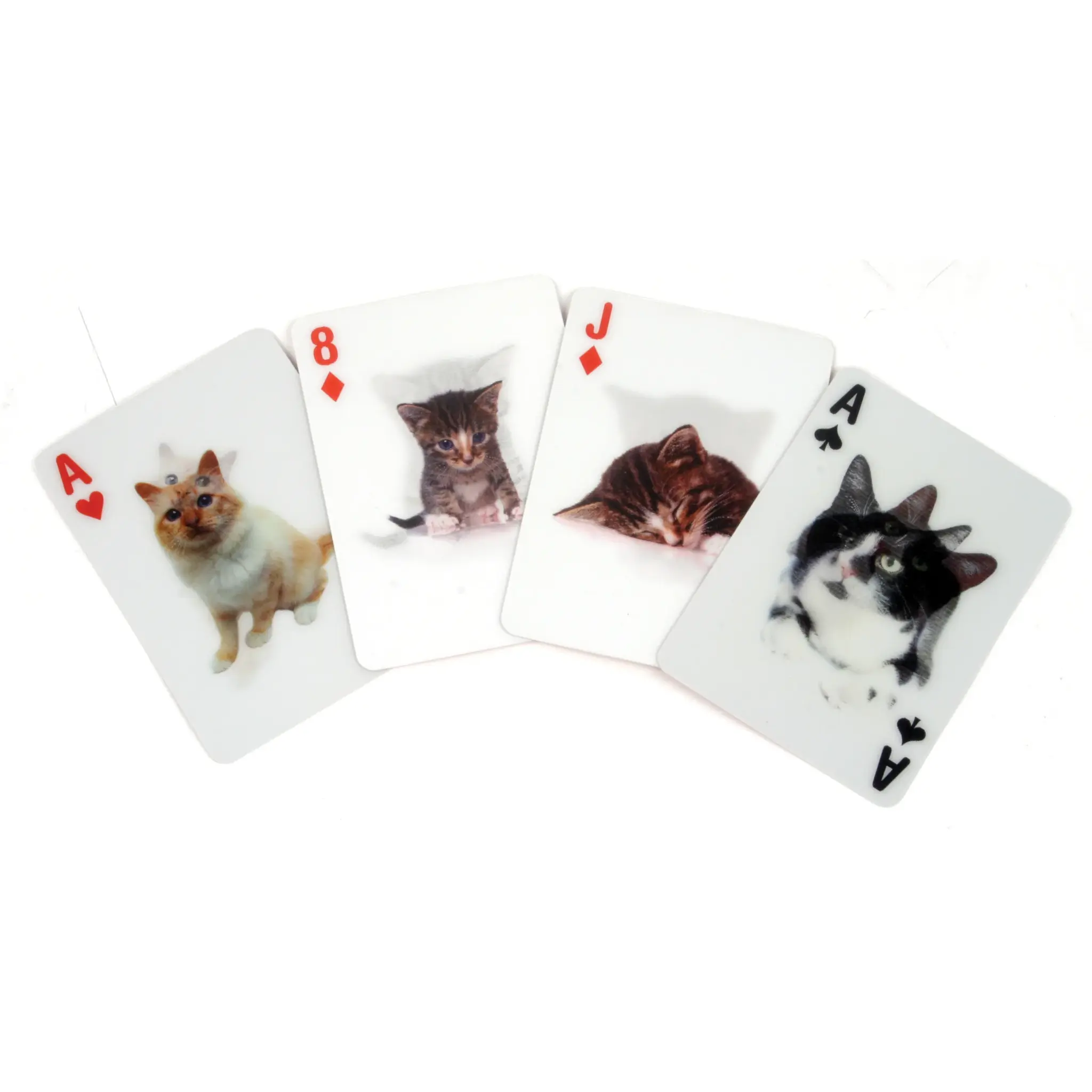 Kikkerland Cats 3D Playing Cards
