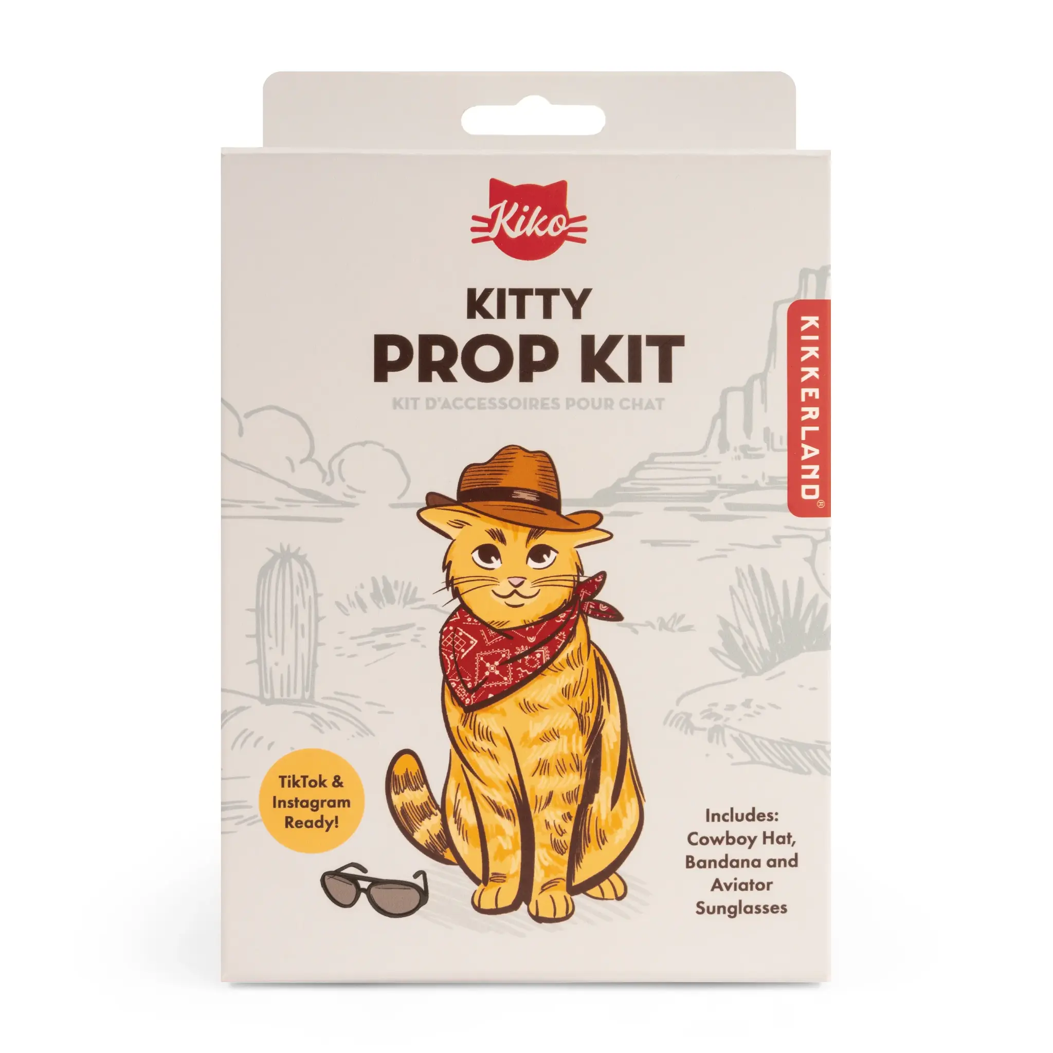 Kikkerland Kiko Kitty Prop Kit