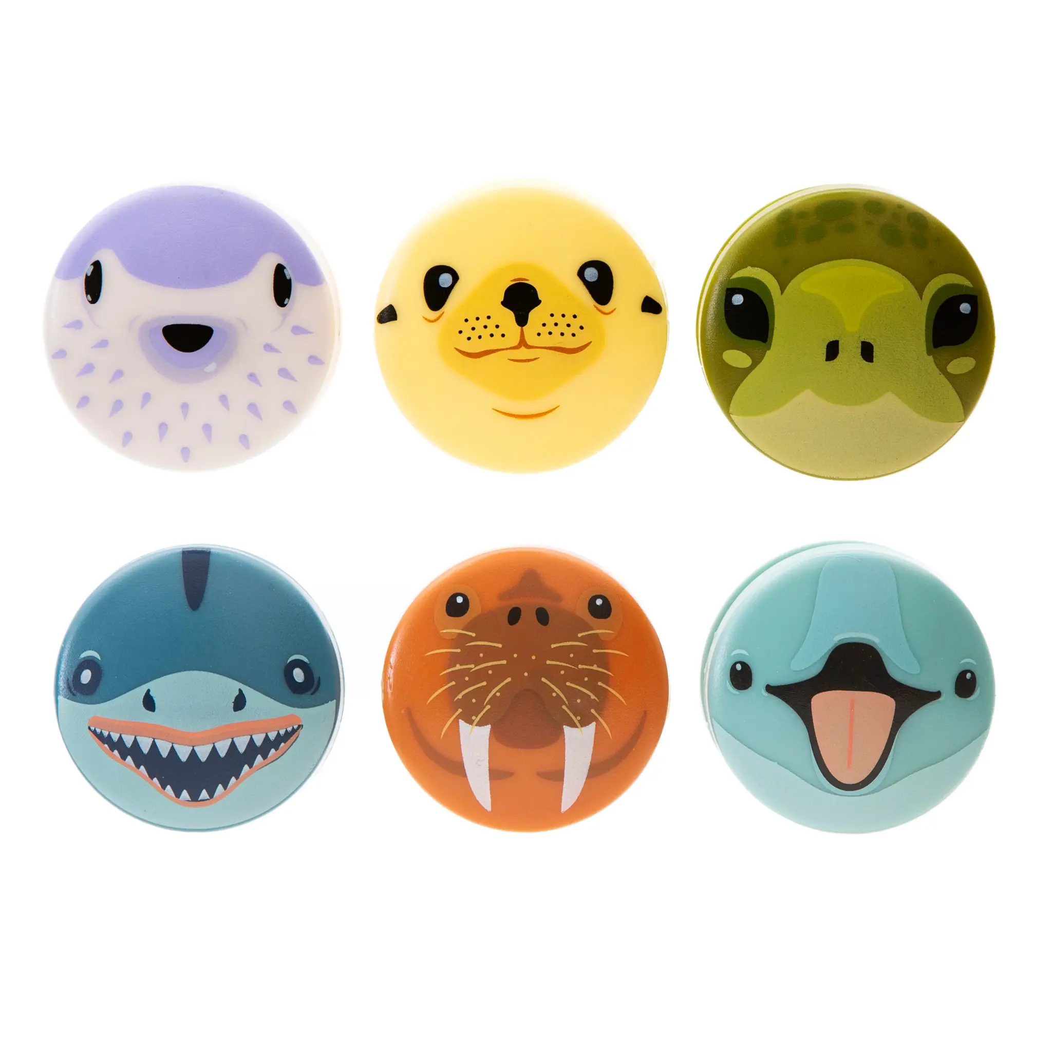 Kikkerland Sea Animal Bag Clips (Set of 6)