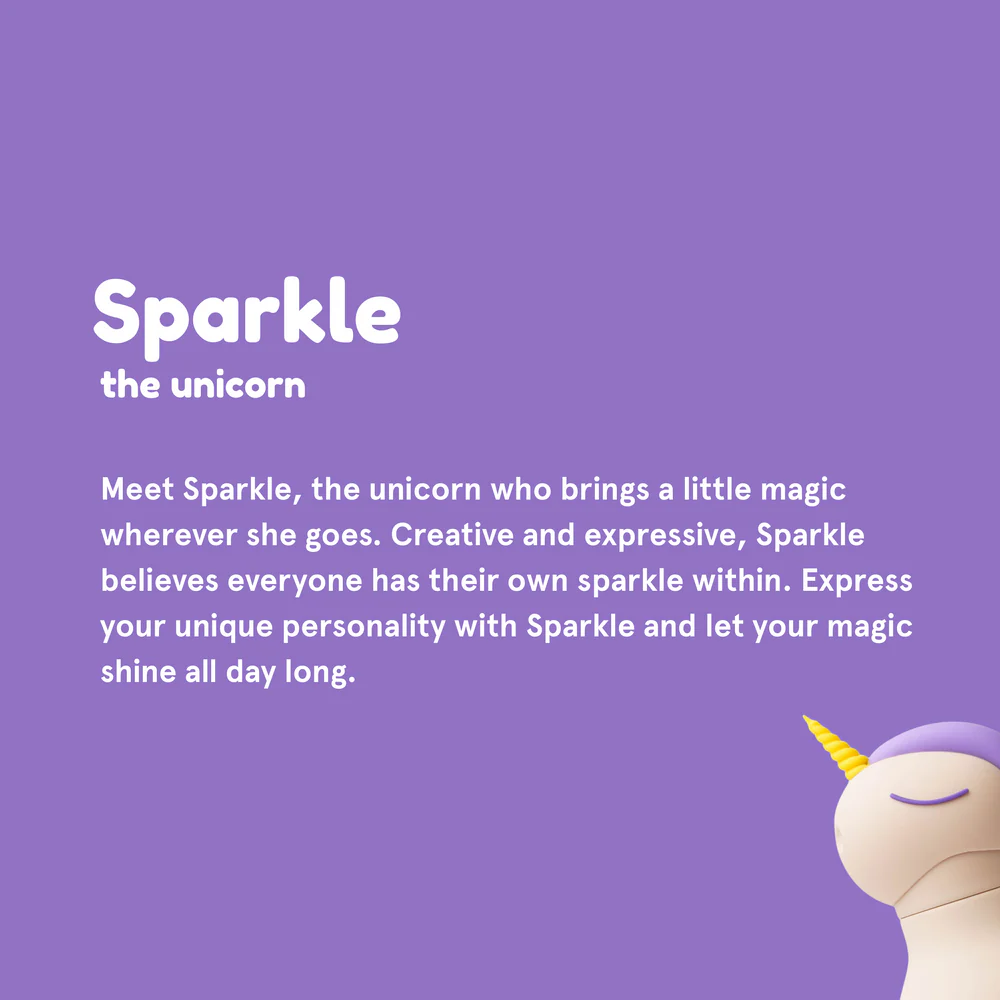 Bestie Animal Bottle, Sparkle Unicorn