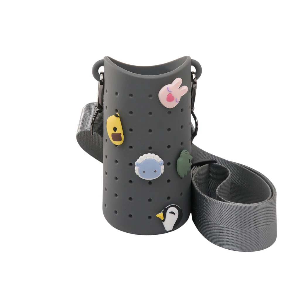 Bestie Water Bottle Sling, Charcoal