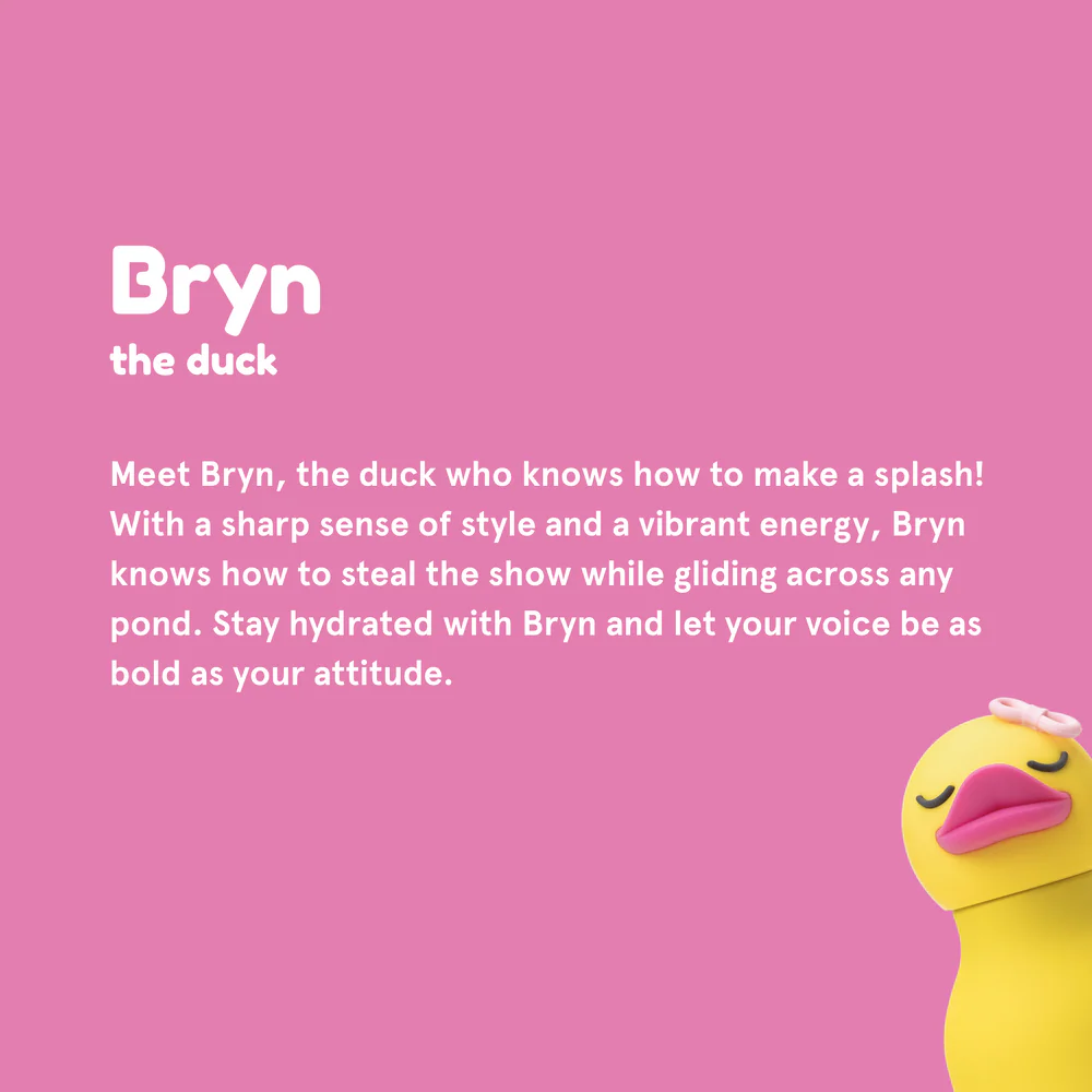 Bestie Animal Bottle, Bryn Ducky