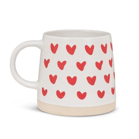 Abbott Wide Base Mug w/Hearts