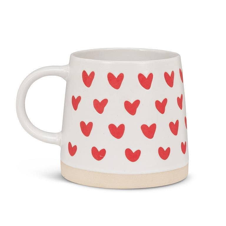 Abbott Wide Base Mug w/Hearts