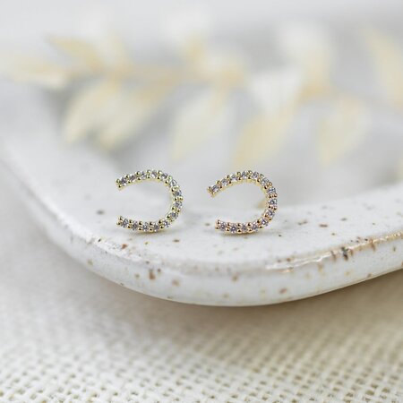 Glee Lucky Studs gold/clear