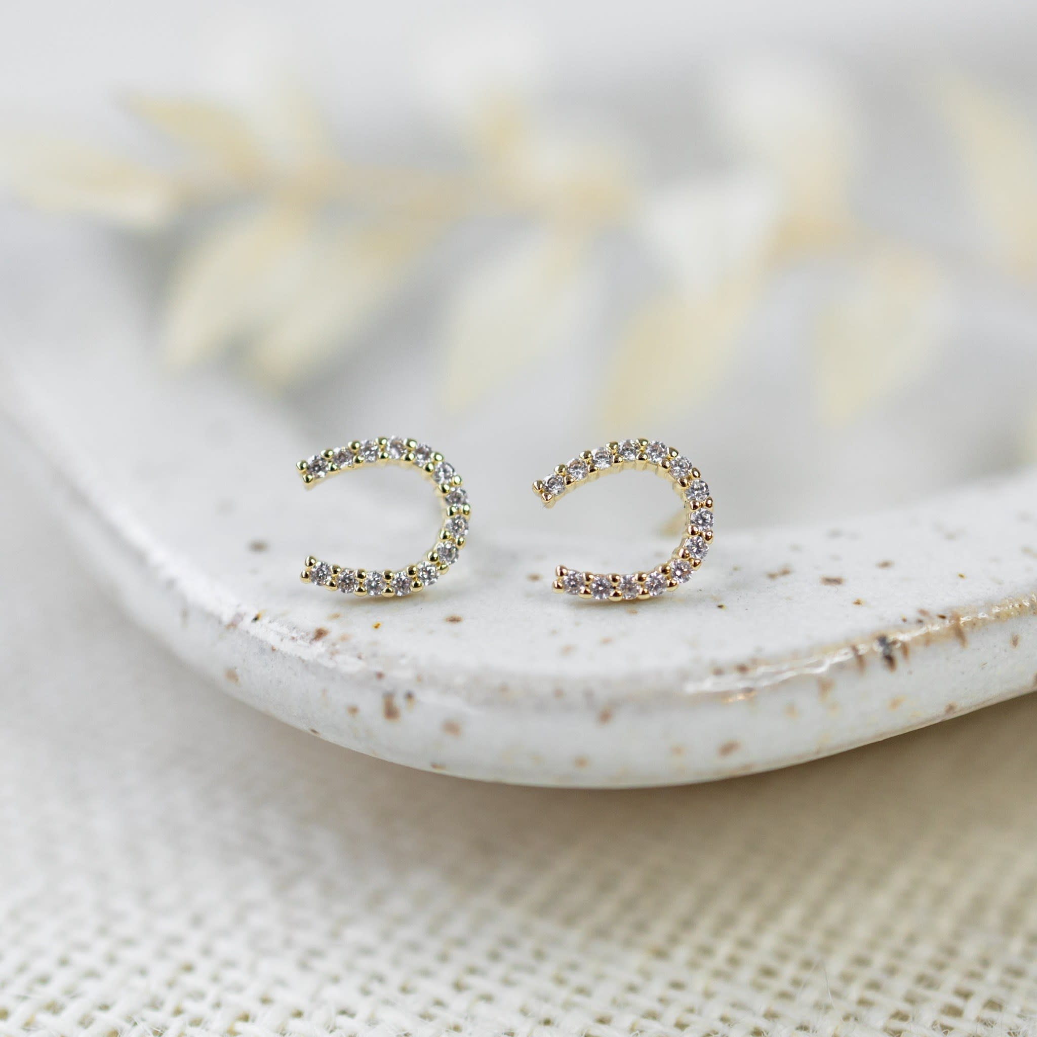 Glee Lucky Studs gold/clear