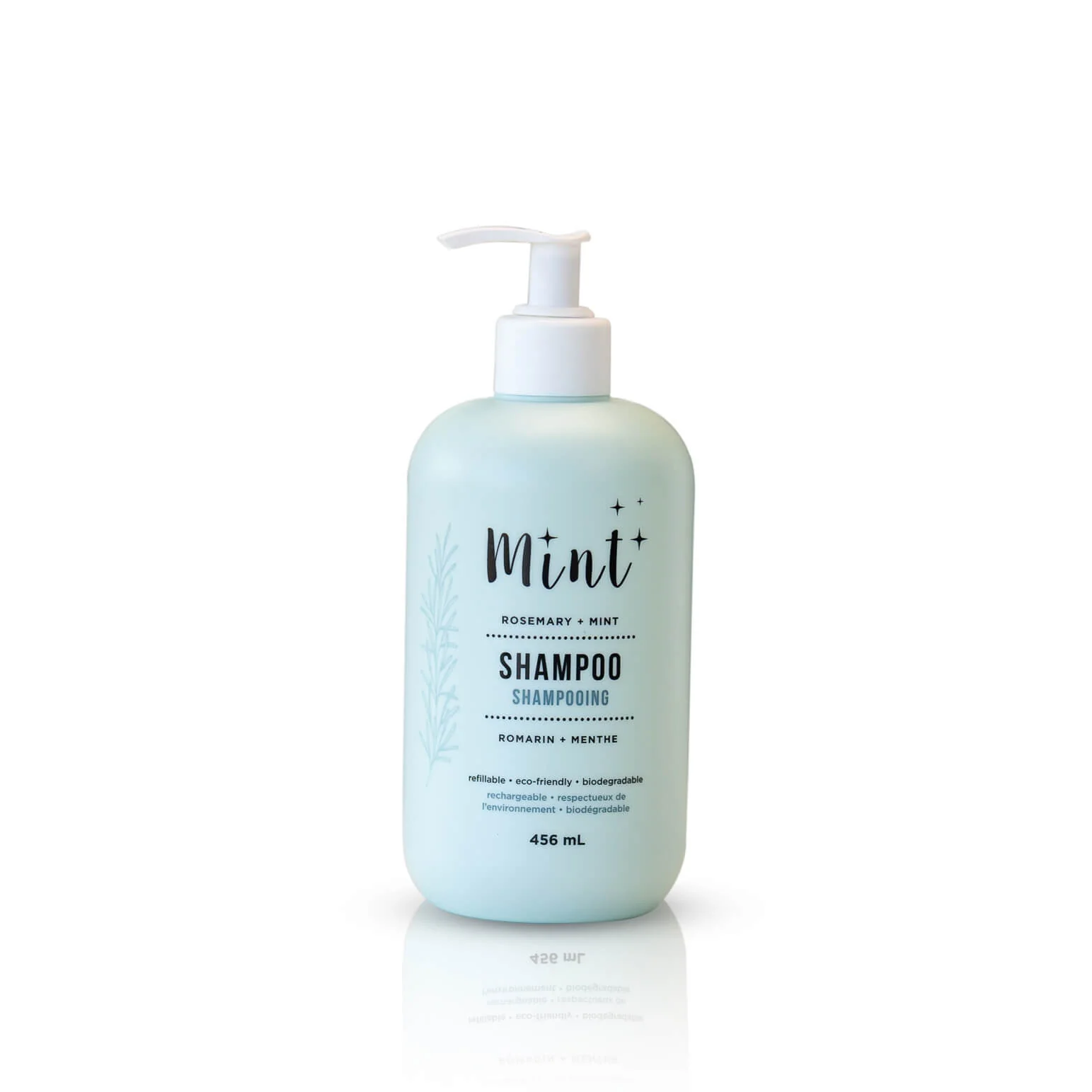 Mint Cleaning Rosemary + Mint Natural Shampoo (456ml)