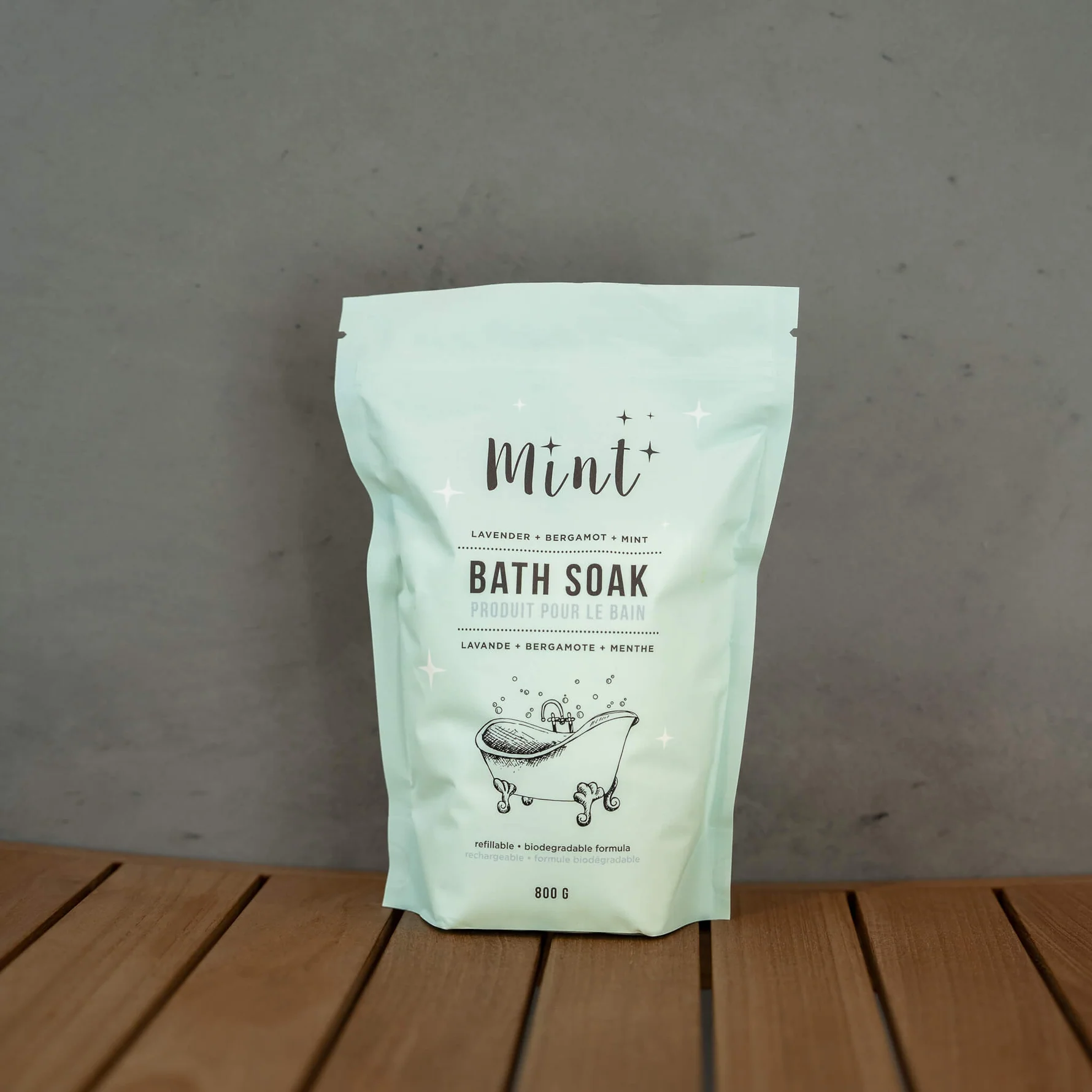 Mint Cleaning Bath Soak (800g)