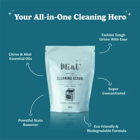 Mint Cleaning Cleaning Scrub (350g)
