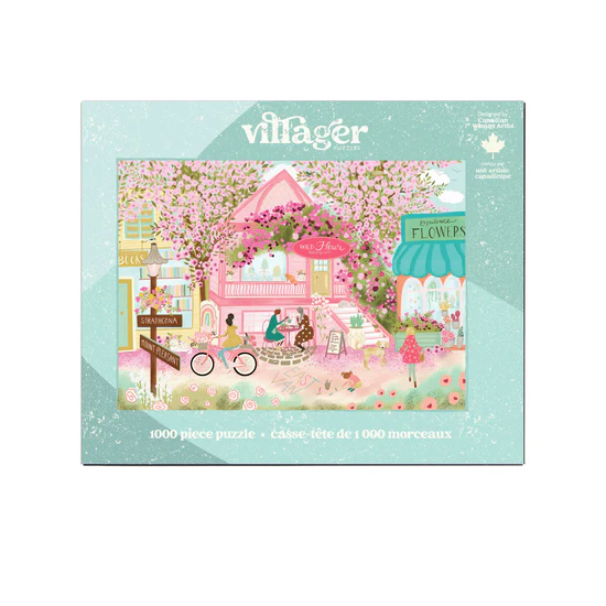 Villager Puzzles City in Bloom 1000 Piece Puzzle