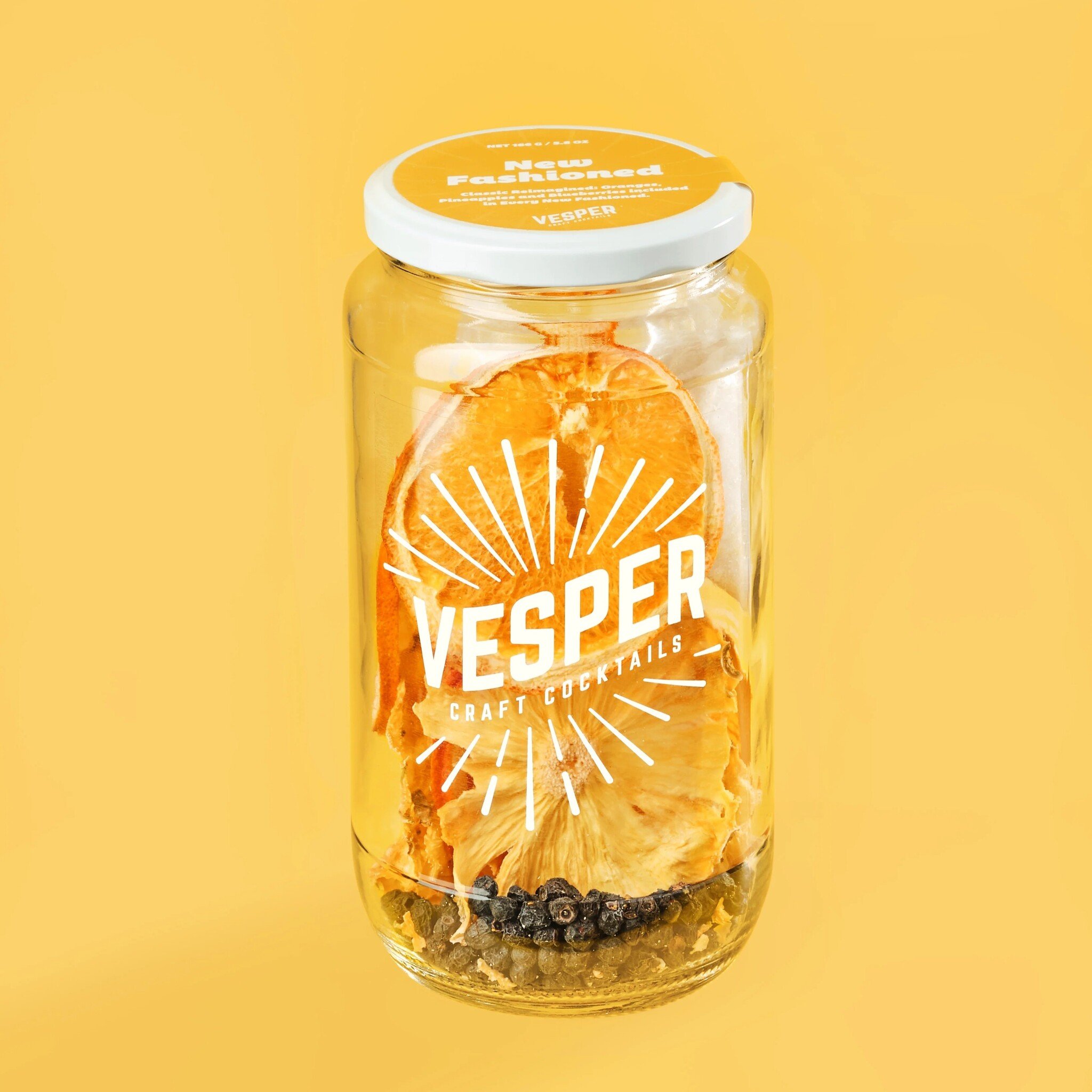 Vesper New Fashioned Cocktail Jar