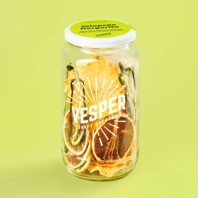 Vesper Jalapeño Margarita Cocktail Jar
