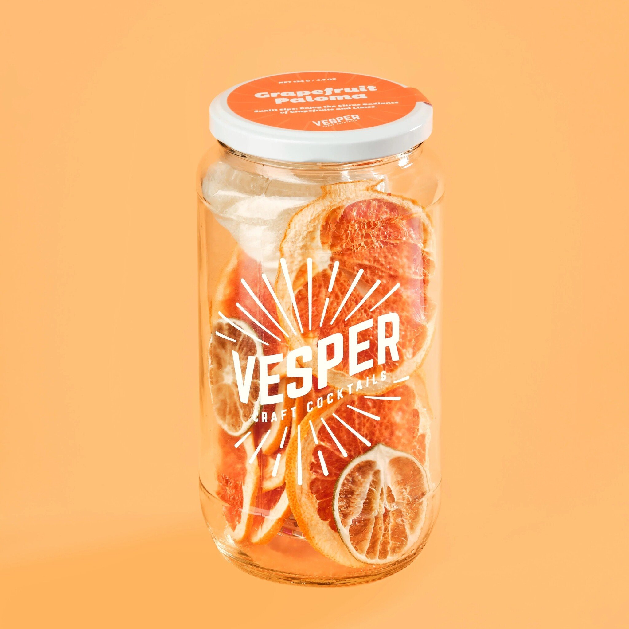 Vesper Grapefruit Paloma Cocktail Jar