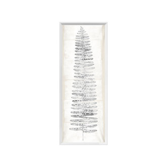 Celadon Art Cadre Tall Frond I - Gris Crème