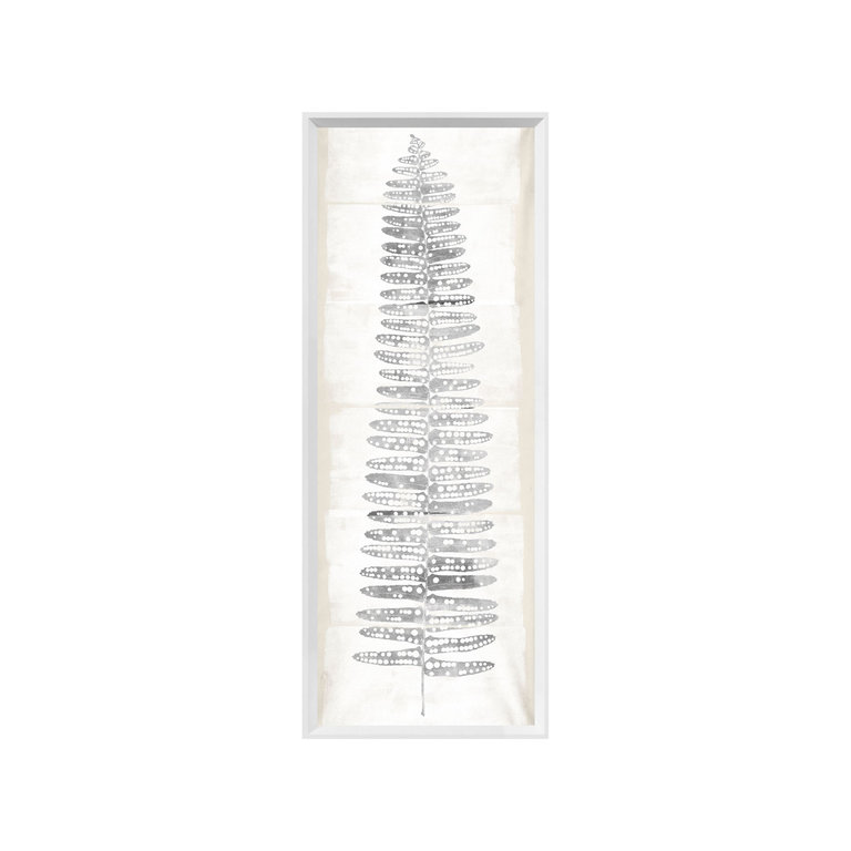 Celadon Art Cadre Tall Frond I - Gris Crème