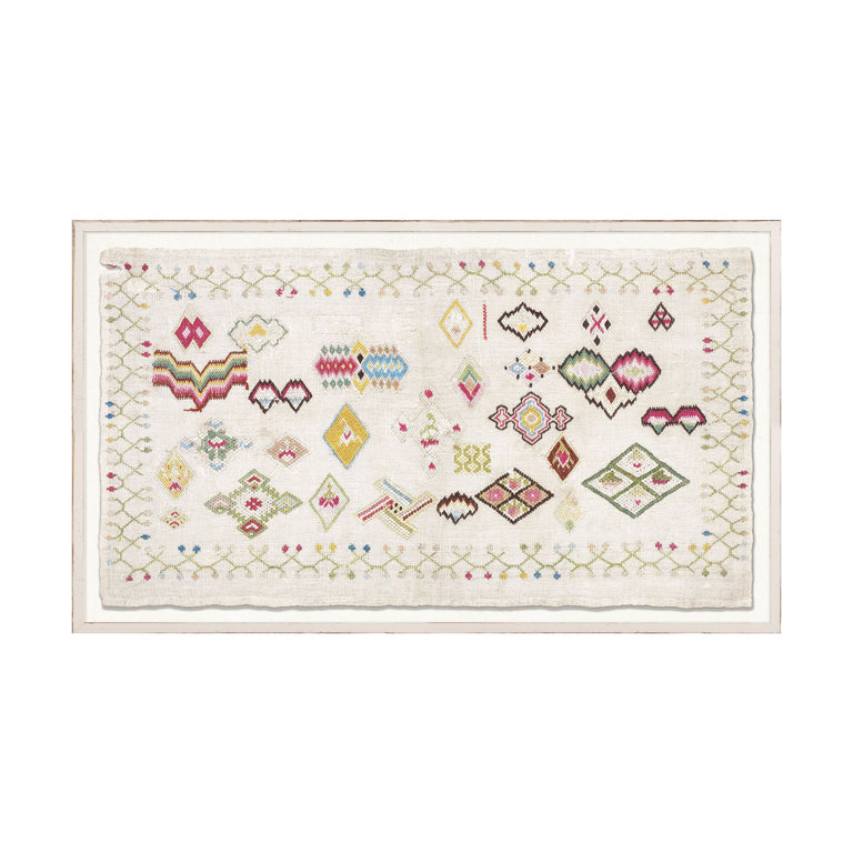 Celadon Art Embroidery Sampler Circa