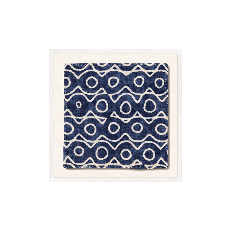 Celadon Cadre Indigo Textile VI