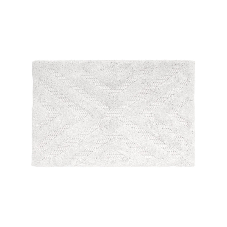 Harman Diamond Bath Mat - White