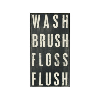 Candym Sign "Wash Brush..."