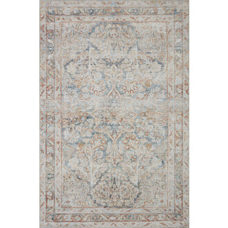Loloi Rugs Tapis Lenna Ocean/Abricot