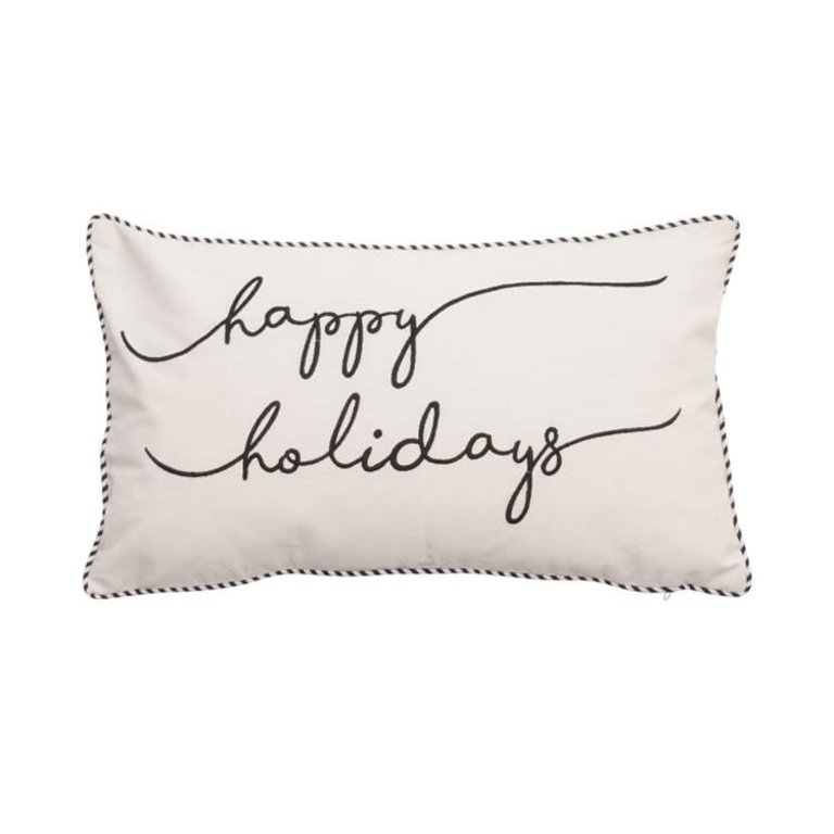 "Happy Holidays" Pillow