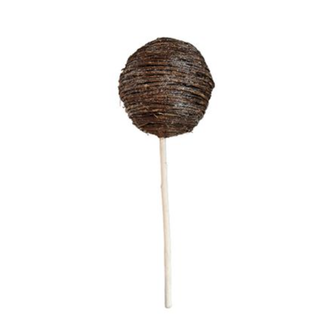 Twig ball on a stick - 7.75" dia.