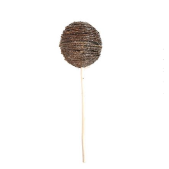 Twig ball on a stick - 6" dia.
